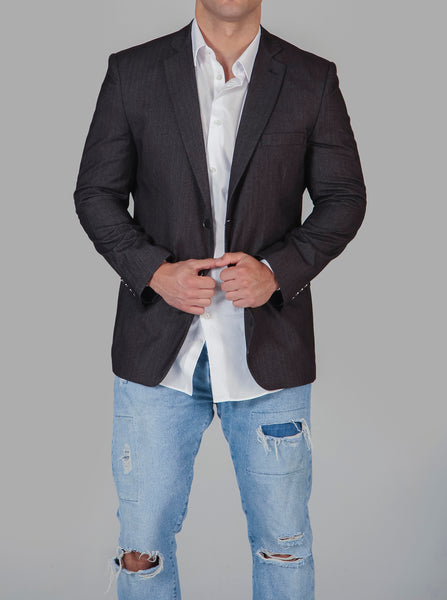 Rockefella Space Grey Blazer