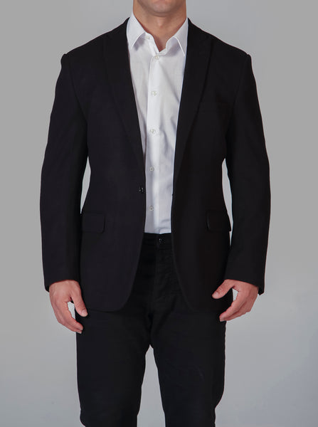 Intrepid Ebony Black Blazer
