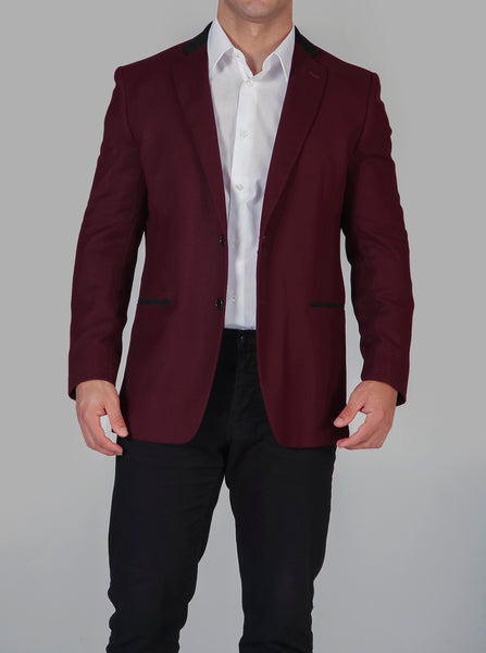 High Line Garnet Maroon Blazer