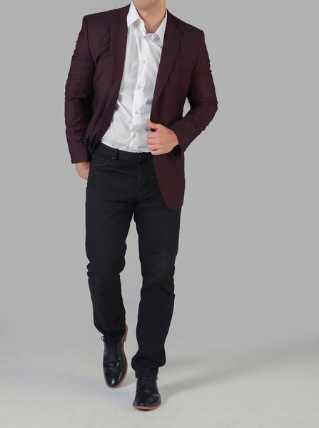 Rockafella Rosewood Maroon Blazer