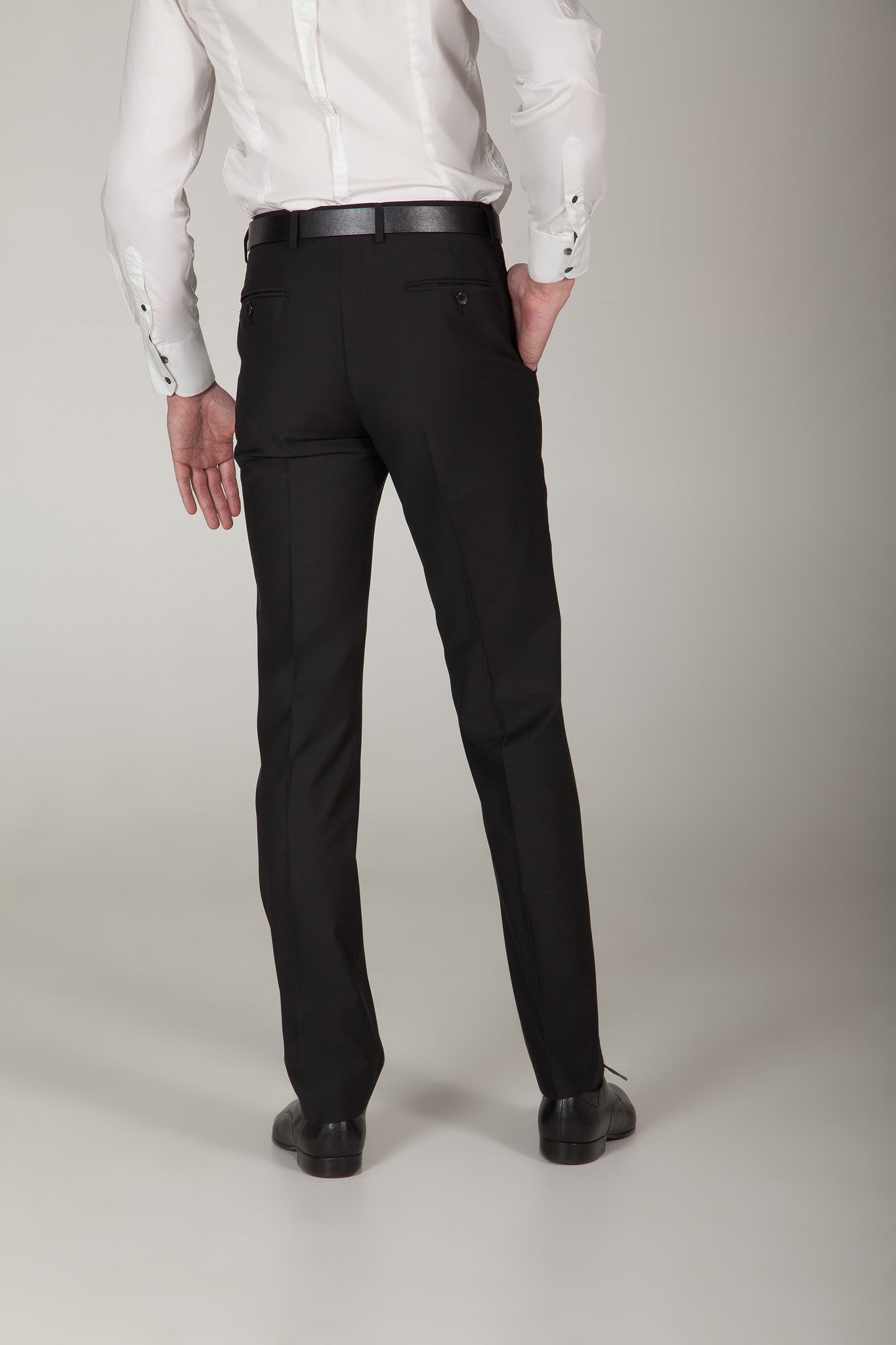 Beyond Travel High Rise Palazzo Pant - Jet Black | Boston Proper